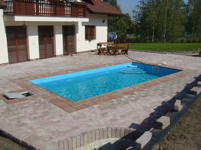 Bazén u domu, celkový pohled